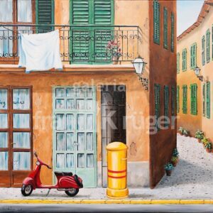 Frank Krüger - Calle en Palma con Scooter