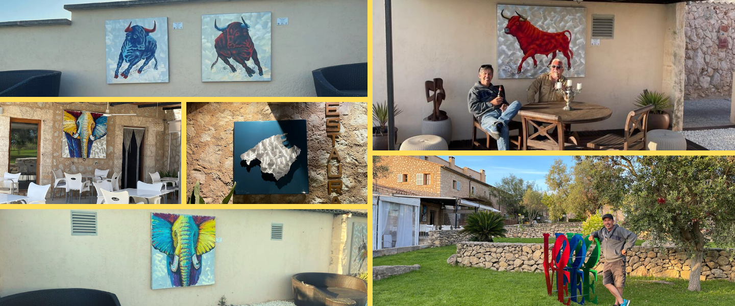 Experience exhibitions in beautiful locations!