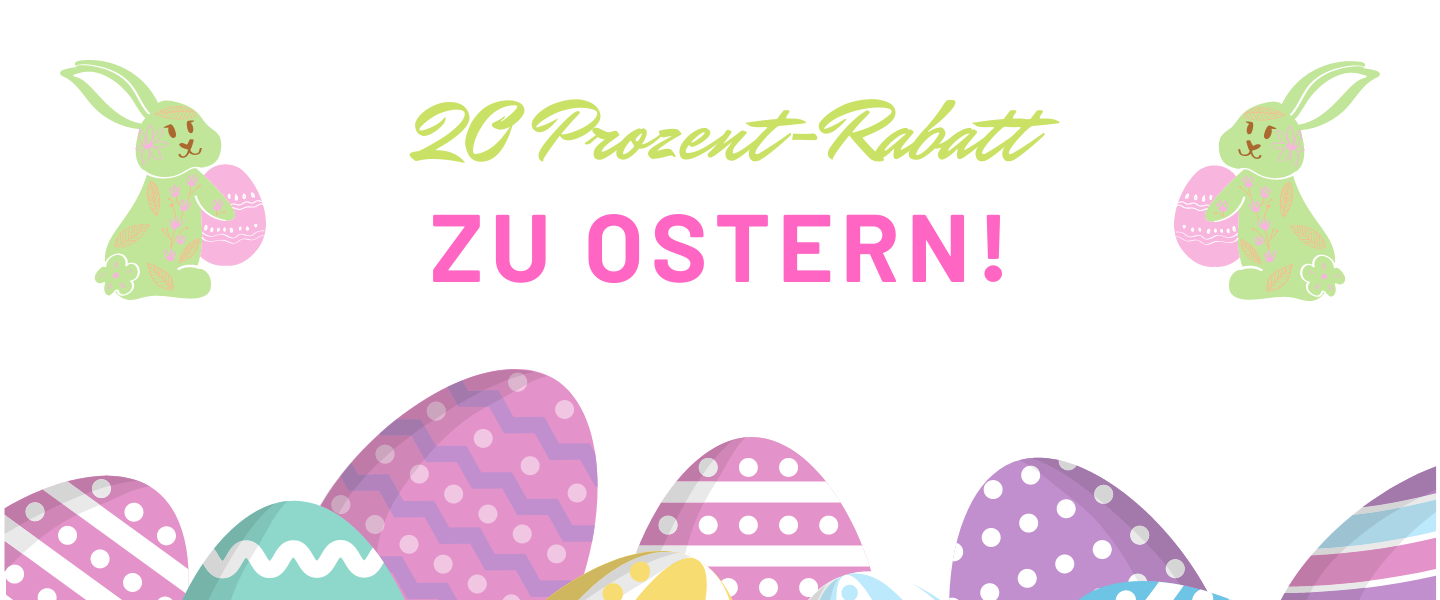 Der Osterhase hat Prozente mit dabei!