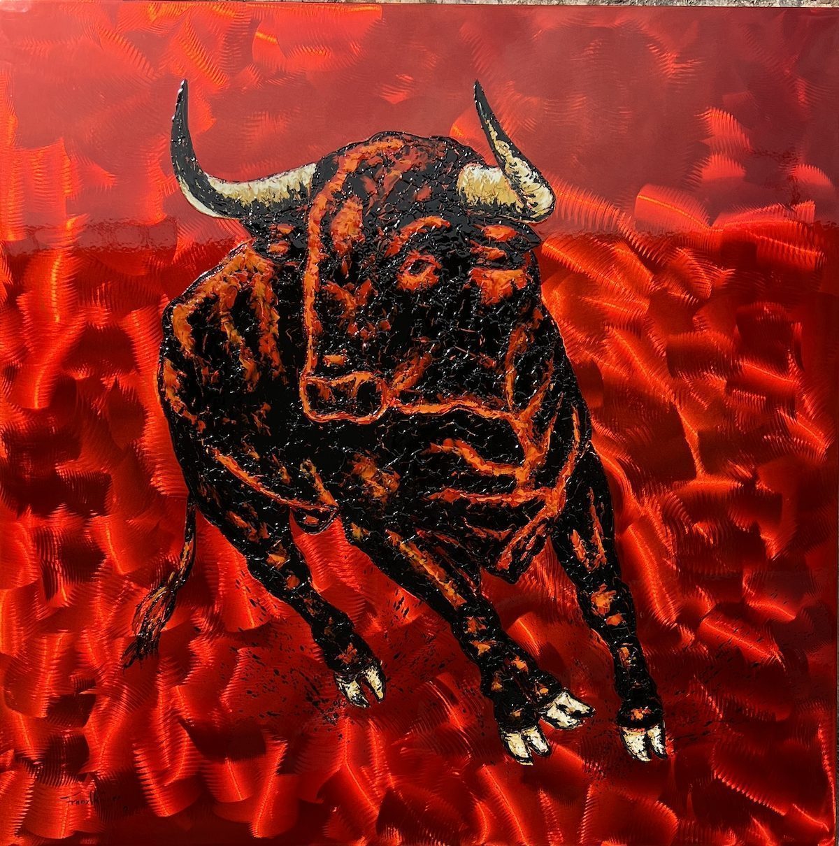Bull of lava